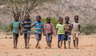 Work for us_Mary's Meals_Children Walking