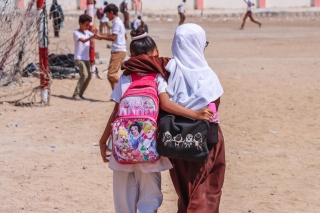 Girls in Yemen