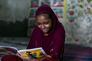 11-year-old Rubina from India