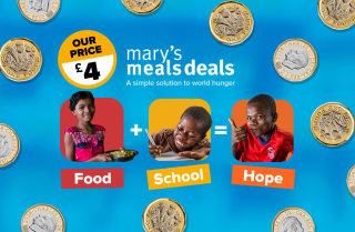 Image representing the words food school and hope