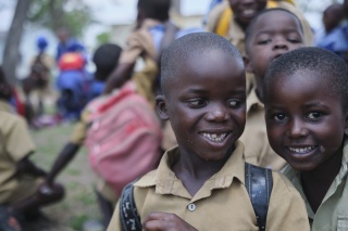 child in school in Zimbabwe