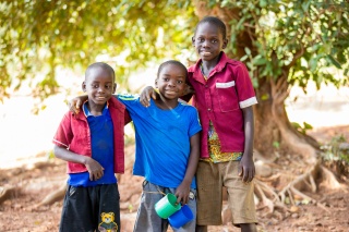 Alesi's children, Yassin, Ketison and Ismayila