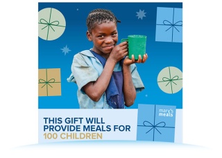 Image of Mary's Meals 100 meals gift card