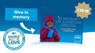 Image of Marys Meals gift in memory of digital gift