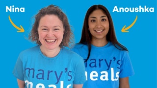Image of Nina and Anoushka, our Philanthropy and partnerships team