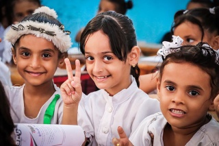 Image of children in class
