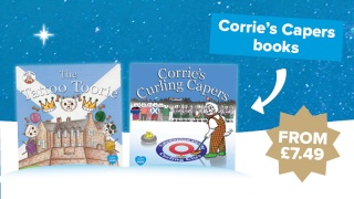 Corrie's Capers - book gift ideas for kids. Mary's Meals UK