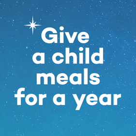 Feed a child christmas charity donation - Christmas donation option 2 for children's christmas charity campaign 'Feed a child this Christmas'.