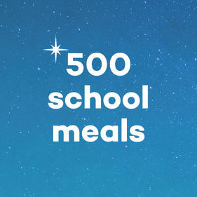 Feed a hungry child charitable donation - Christmas charity donation option 3 for children's christmas charity campaign 'Feed a child this Christmas' charity at Christmas