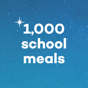 Feed a hungry child charitable donation - Christmas donation option 4 for children's christmas charity campaign 'Feed a child this Christmas' donate charity Christmas